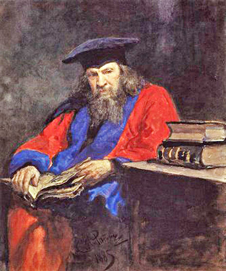 Mendeleev by Repin